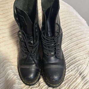 Dr. Martens Steel Toe Boots - Men's 10-Eye AirWair